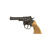 NEU 100-Schuss-Revolver Rodeo, Kunststoff, schwarz mit braunem Handstück - Cowboy- oder Agenten-Pistole Bild 2