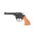 SALE 8-Schuss-Revolver Ringo, Kunststoff, schwarz mit braunem Handstück - Cowboy- oder Agenten-Pistole Bild 2