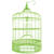 SALE Deko-Vogelkäfig aufklappbar, grün, 20x 31 cm - Deko-Vogelkäfig aufklappbar, grün