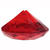 SALE Tischkartenhalter Diamant rot, 4x2 cm, 4 Stk.