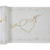 NEU Tischlufer Love You, gold-wei, 3m x 30 cm