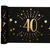 NEU Tischlufer Happy Birthday 40, schwarz-gold, 30cm x 5m - Tischlufer