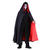 Umhang Halloween-Mantel, schwarz-rot, Einheitsgröße