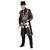 Herren-Kostüm Jacke Spectre, schwarz, gefüttert, Krawatte, Gr. XL - Größe XL
