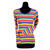 NEU Damen-Kostüm Ringelshirt langarm, regenbogenfarben, bunt, Größe: 4XL - Größe 4XL