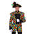 NEU Herren-Kostm Karnevalsjacke buntes Webmuster, Gr. S Bild 2
