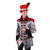SALE Herren-Kostüm Karnevalsjacke Silber Deluxe, Gr. M - Größe M