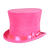 Hut Zylinder Flair Deluxe, neon-pink, Samtzylinder für Kopfweiten 59-60cm