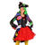 Damen-Kostüm Karnevalsjacke Harlekin, schwarz-bunt, Gr. S Bild 2