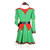 Damen-Kostüm Weihnachtself Twinkle, Kleid, Mütze, Gürtel, bunt, Gr. L Bild 3