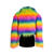 Damen-Kostm Pelzjacke Regenbogen, bunt, Gr. XS Bild 3