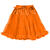 NEU Petticoat-Deluxe, mehrlagig, knielang, orange, Einheitsgre - Orange