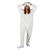 NEU Unisex-Kostm Plsch-Overall Eisbr, wei, Gr. XS-S Bild 2