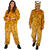 NEU Unisex-Kostm Plsch-Overall Tiger, braun-schwarz, Gr. XS-S
