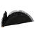 NEU Hut Dreispitz Captain Blackbeard in schwarz mit Spitze, Einheitsgre
