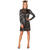 NEU Damen-Kostm Kleid Disco-Stars, silber, Gr. XS
