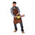 NEU Herren-Kostm Halloween-Schrze, braun, Lederoptik, Einheitsgre Bild 2