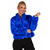 Damen-Kost�m Pl�sch-Jacke, kobaltblau, Gr. XS-S Bild 3
