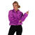Damen-Kost�m Pl�sch-Jacke, lila, Gr. XS-S Bild 2