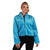 Damen-Kost�m Pl�sch-Jacke, t�rkis, Gr. XS-S