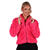 Damen-Kost�m Pl�sch-Jacke, pink, Gr. XS-S