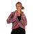Damen-Kost�m Pl�sch-Jacke Animal Neon-Leopard, Gr. XS-S