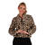 Damen-Kost�m Pl�sch-Jacke Animal Natural-Leopard, Gr. XS-S