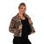 Damen-Kost�m Pl�sch-Jacke Animal Natural-Leopard, Gr. XS-S Bild 3
