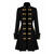 Damen-Kost�m Piraten-Jacke Bonny, schwarz, Gr. XS
