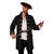 Herren-Kost�m Piraten-Jacke Long John, schwarz, Gr. S Bild 3