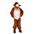 NEU Kinder-Kostm Pferd aus dickem Plsch, Overall, braun, Gr. 80-86
