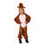 NEU Kinder-Kostm Pferd aus dickem Plsch, Overall, braun, Gr. 80-86 Bild 2