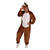 NEU Unisex-Kostm Plsch-Overall Pferd, braun, Gr. XS-S Bild 3