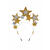 Haarreif mit Sternen, gold