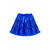 Damen-Kost�m Petti-Coat Sequin-Star, mit Pailletten, blau, Einheitsgr��e