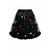 Damen-Kost�m Petti-Coat Konfetti Deluxe, schwarz, ca. 55cm