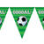 Große Wimpelkette Goal, Fußball Kindergeburtstag Dekoration, Länge: ca. 3,66 m - Große Wimpelkette