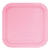 SALE Teller aus Pappe, Premiumqualitt, quadratisch, Gre ca. 23x23 cm, Vorteilspack mit 14 Stck, Farbe: rosa - Rosa