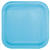 SALE Teller aus Pappe, Premiumqualitt, quadratisch, Gre ca. 23x23 cm, Vorteilspack mit 14 Stck, Farbe: hellblau - Hellblau