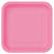 NEU Teller aus Pappe, Premiumqualität, quadratisch, Größe ca. 23x23 cm, Vorteilspack mit 14 Stück, Farbe: pink