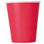 Becher aus Pappe, Premiumqualität, Größe: ca. 250 ml, Vorteilspack mit 8 Stück, Farbe: Rot