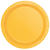 NEU Teller aus Pappe, 8 Stück, Größe ca. 23cm, gelb, Premiumqualität ohne Plastik