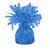 Gewicht für Heliumballon / Folienballon mit Folienfransen, Gewicht: ca. 175 g, Farbe: Königsblau - Königsblau