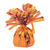 SALE Gewicht fr Heliumballon / Folienballon mit Folienfransen, Gewicht: ca. 175 g, Farbe: Orange - Orange