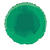 Folienballon Rund Unifarben, Premiumqualität, beidseitig bedruckt, Größe: ca. 45 cm, Farbe: Grün - Grün