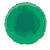 Folienballon Rund Unifarben, Premiumqualitt, beidseitig bedruckt, Gre: ca. 45 cm, Farbe: Grn - Grn