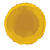 Folienballon Rund Unifarben, Premiumqualität, beidseitig bedruckt, Größe: ca. 45 cm, Farbe: Gold - Gold
