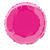 Folienballon Rund Unifarben, Premiumqualität, beidseitig bedruckt, Größe: ca. 45 cm, Farbe: Pink - Pink