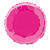 Folienballon Rund Unifarben, Premiumqualitt, beidseitig bedruckt, Gre: ca. 45 cm, Farbe: Pink - Pink