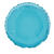 Folienballon Rund Unifarben, Premiumqualitt, beidseitig bedruckt, Gre: ca. 45 cm, Farbe: Hellblau - Hellblau